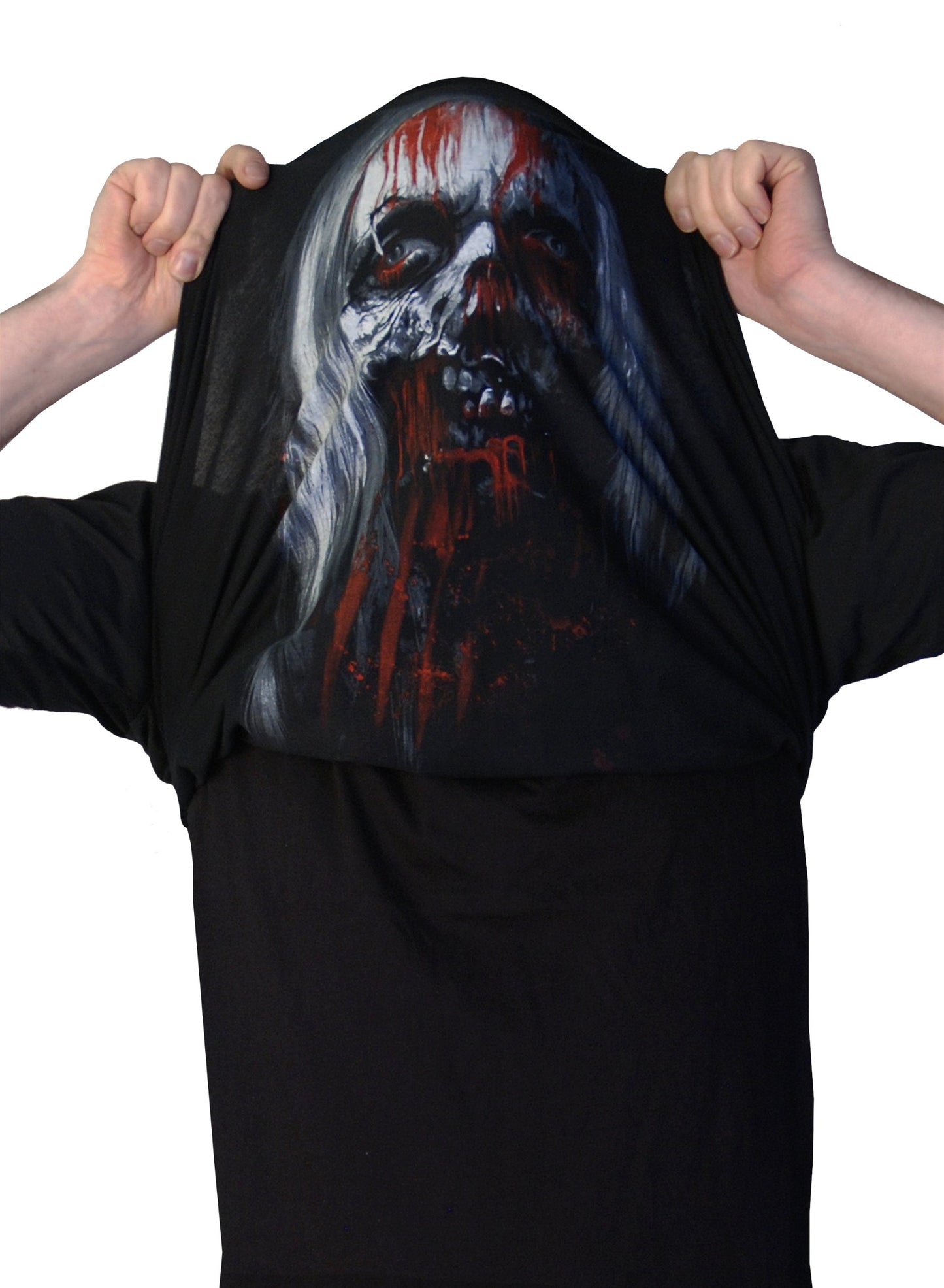 T-Shirt Preta Masculina Beware I Bite