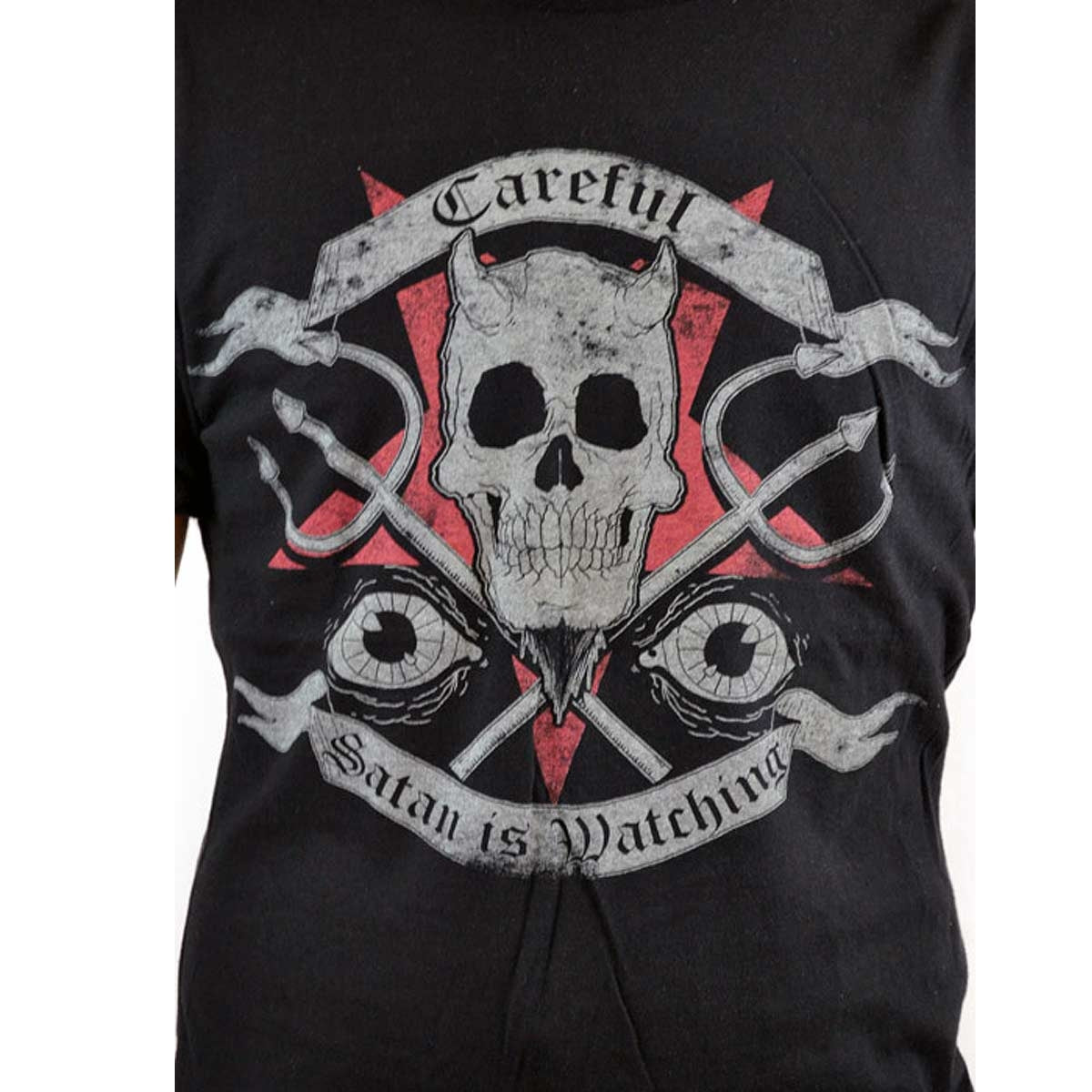 Too Fast Black T-Shirt Satan is WatchingAnother Way of Life