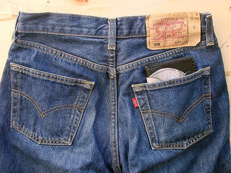 Bifold cow leather wallet biker style with 3 skullsAnother Way of Life