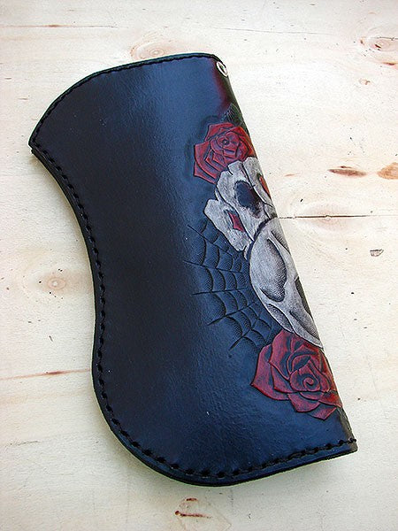 Bifold biker wallet with skull and knucklesAnother Way of Life
