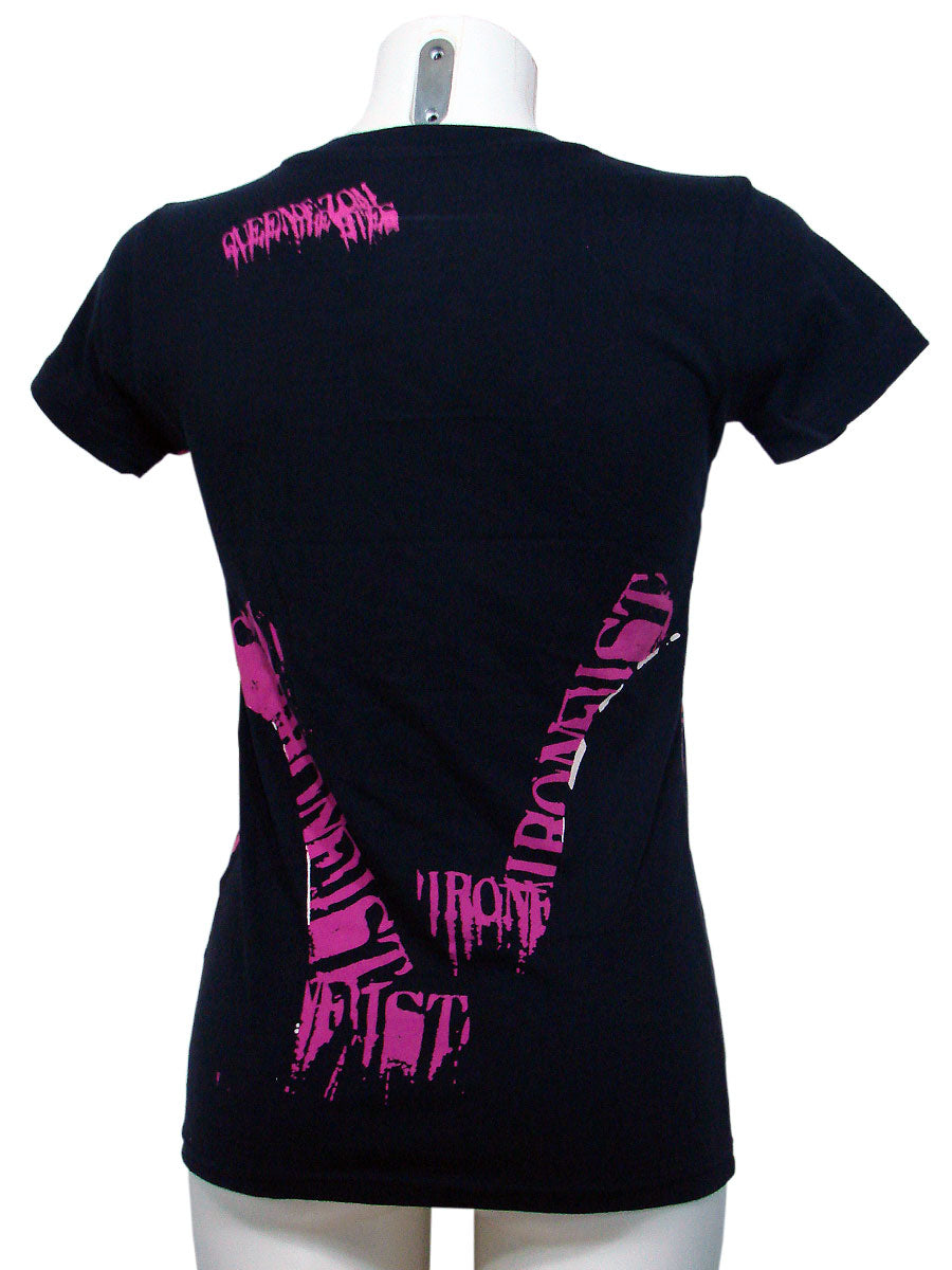 Women's Black T-shirt Queen of The Zombies Black