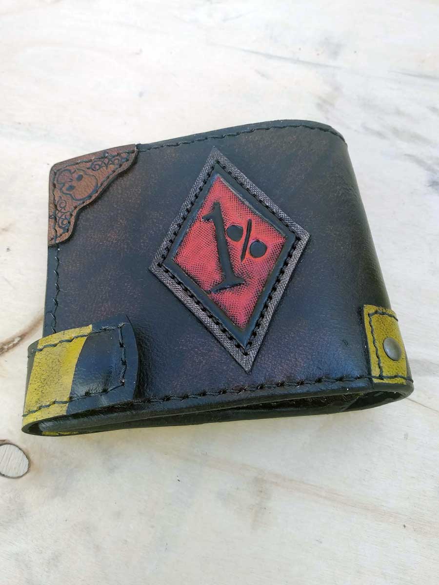 Radioactive Leather Man's Wallet