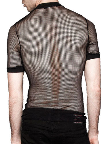 Dragnet fishnet men's t-shirt short sleeve by Lip Service - Another Way of Life