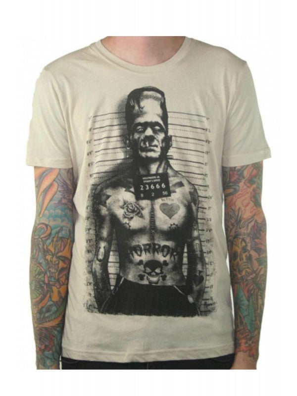 Men's White T-Shirt Tattooed Monster Another Way of Life