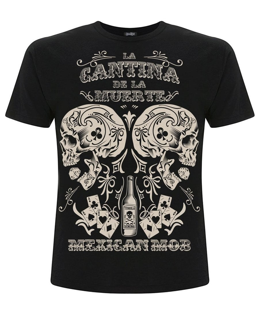 Women's T-Shirt Sugar Skull Cantina de la Muerte