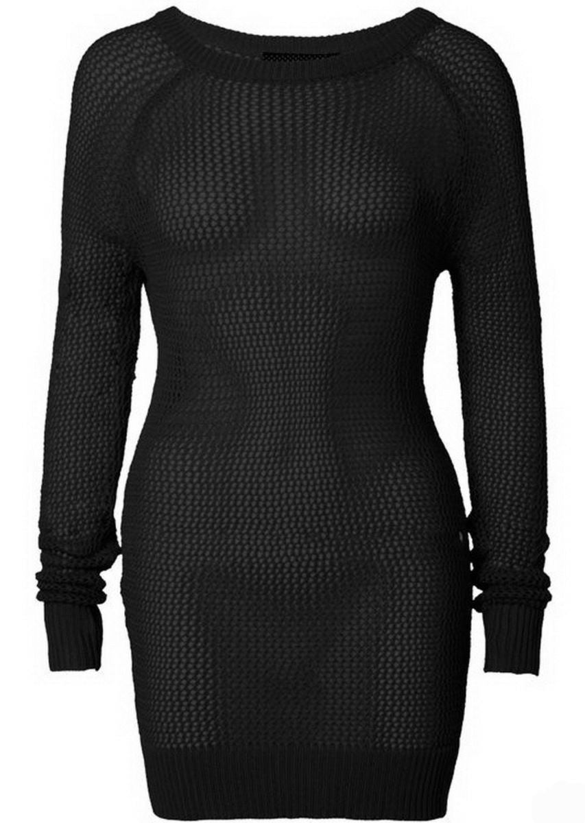 Women's sweater Fishnet in crochet net 1