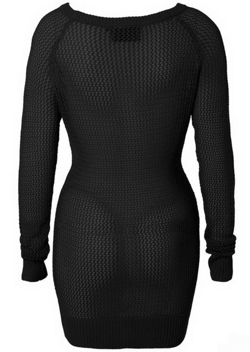 Women's sweater Fishnet in crochet net 2