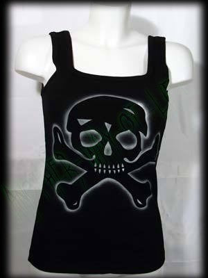 Woman's Tank Top Skull Another Way of Life