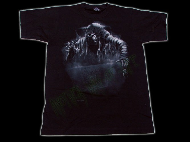 Men's Black Goth T-Shirt Reaper's Crypt Another Way of Life