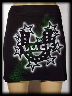 Black punk rock mini-skirt luckAnother Way of Life