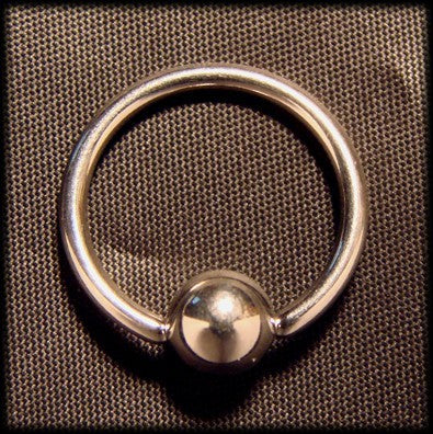 Piercing ring  with account slave, surgical steelAnother Way of Life