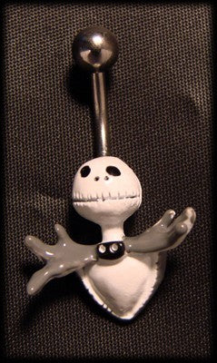 Piercing to the belly jack skelington with steel surgicalAnother Way of Life