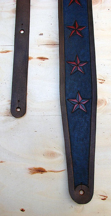 Guitar and bass strap with stars - Another Way of Life