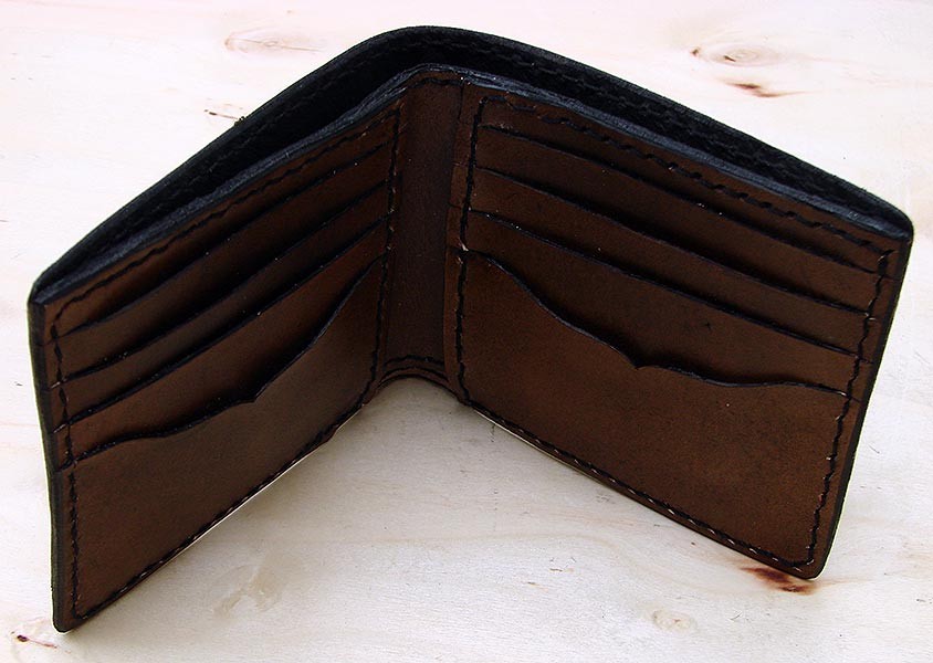 Hancrafted bifold wallet with steampunk wingsAnother Way of Life