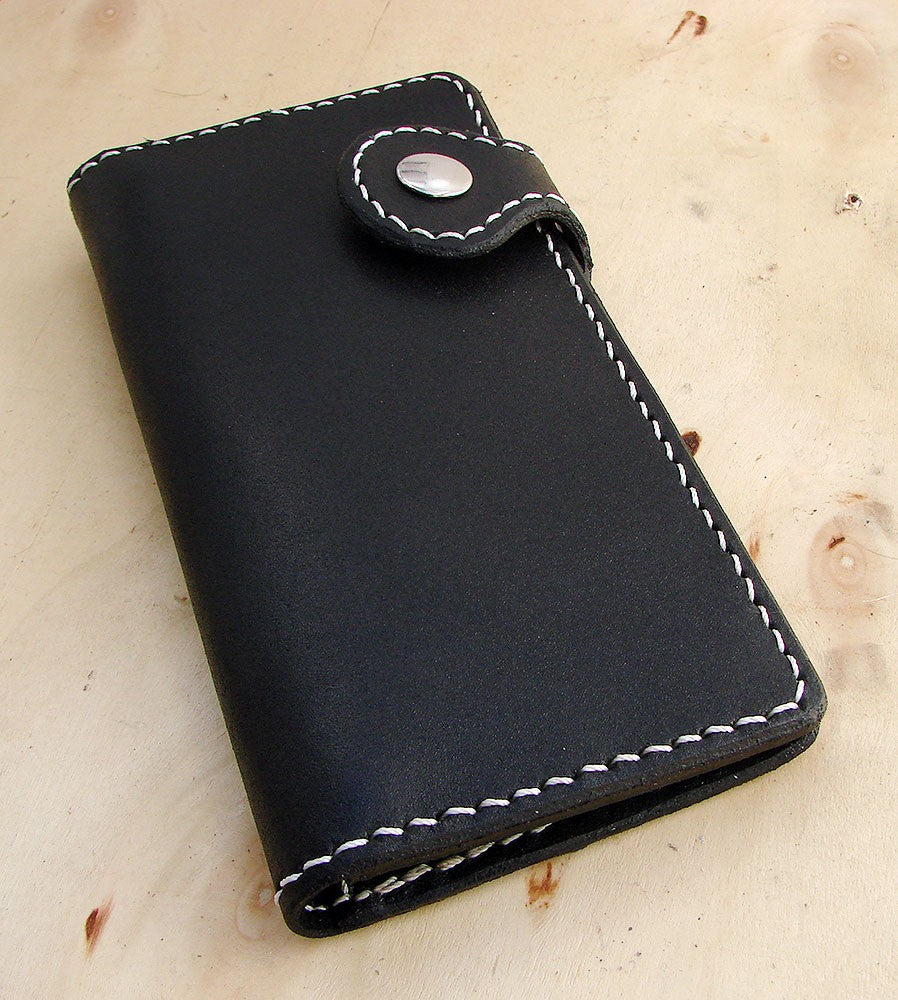 Cow leather wallet style biker blackAnother Way of Life