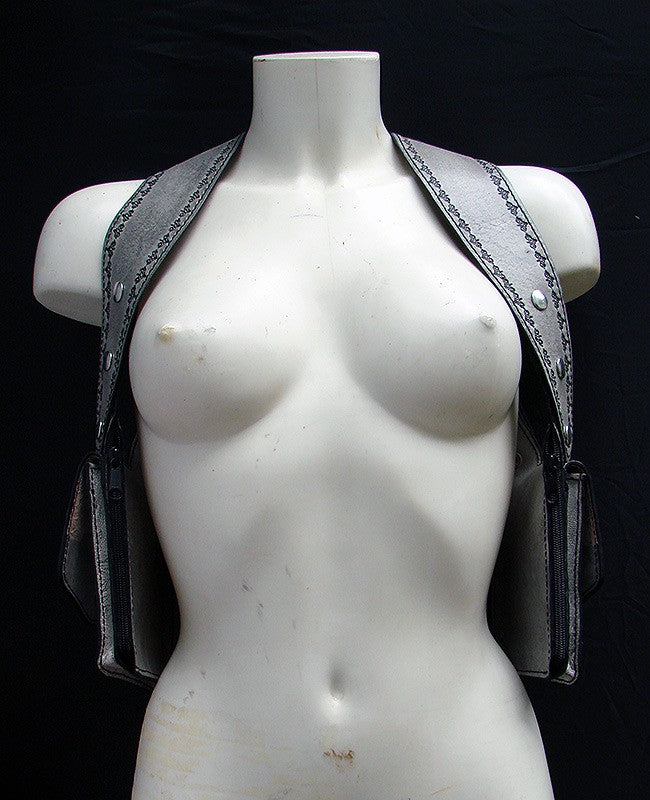 Double Shoulder White Holster by Another Way of LifeAnother Way of Life