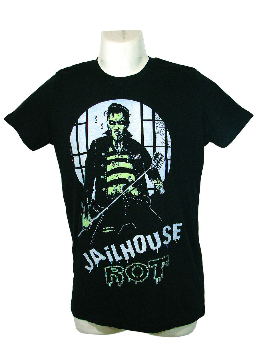 Men's Black T-Shirt Jailhouse Rot