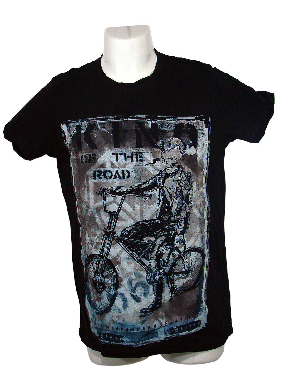 Men's Black T-Shirt King of The Road