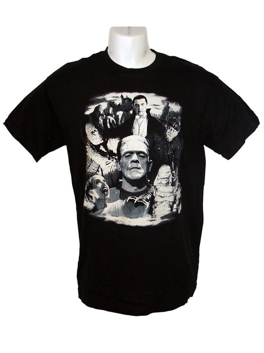 Men's Black T-Shirt Béla Lugosi Collage