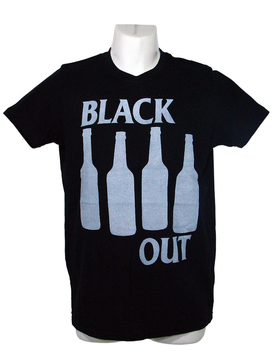Men's Black T-Shirt Black Out