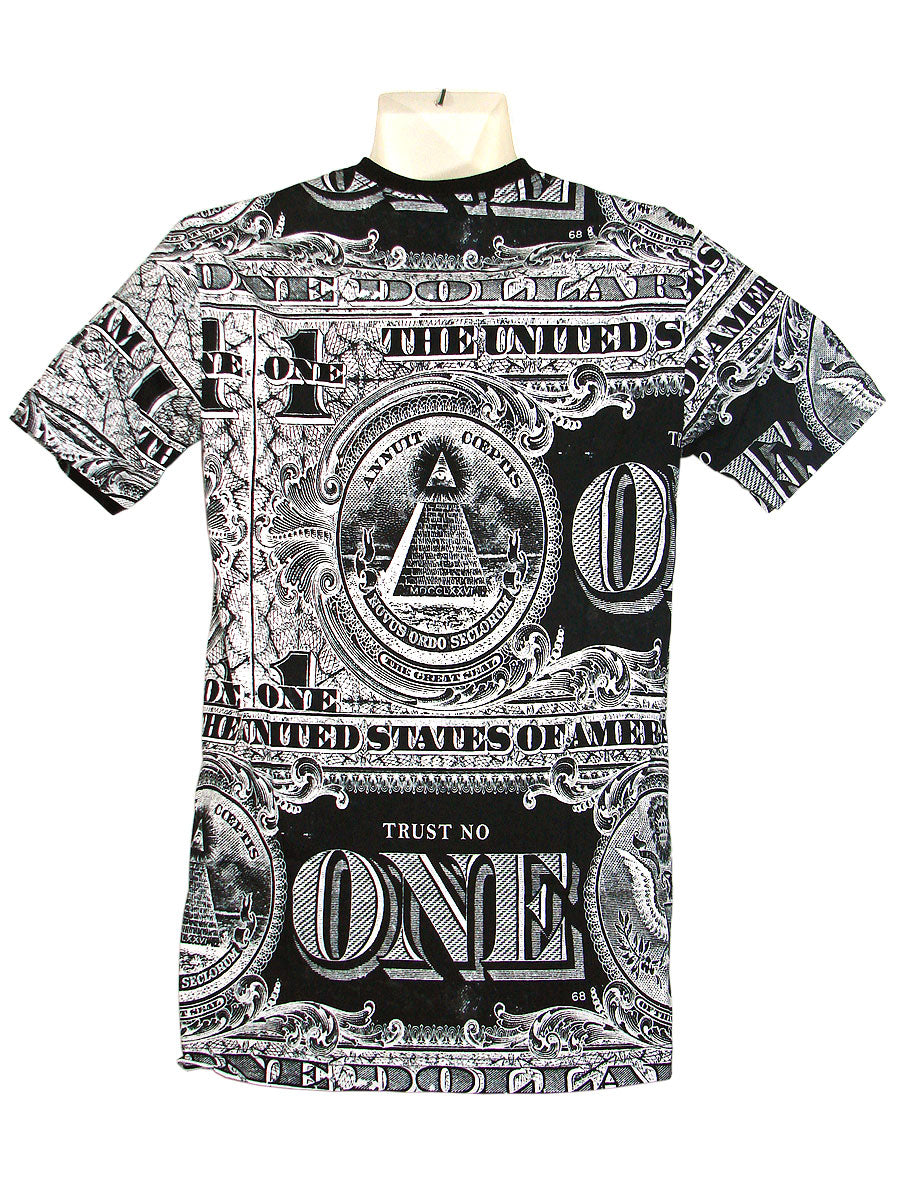 Men's White Dollar T-Shirt 1