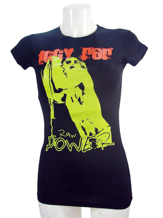 Iggy Pop Womens Black T-Shirt Stooges Raw Power By SourpussAnother Way of Life