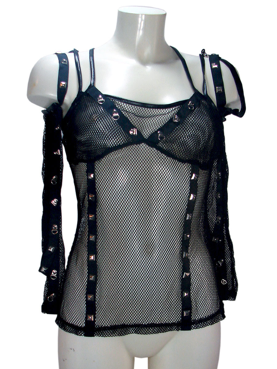 Fishnet Top By Living Dead Souls - Another Way of Life