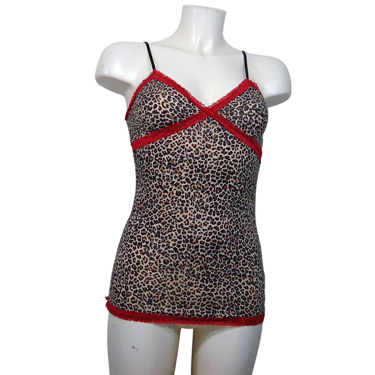Woman's Leopard Spaghetti Strap Top By Queen of Darkness - Another Way Of Life