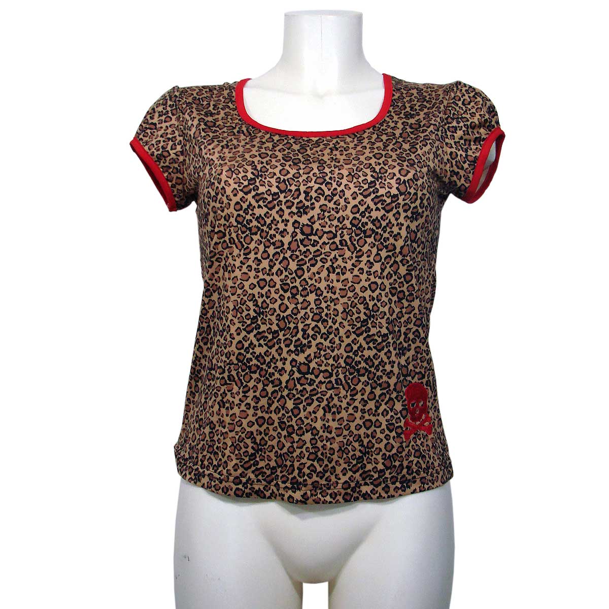 Woman's Leopard Molotov Leo Top By Sourpuss -another way of life