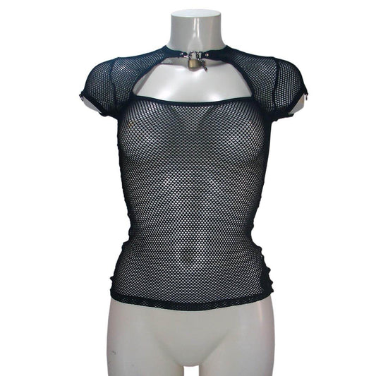 Fishnet Padlock Top By Lip Service - Another Way of Life