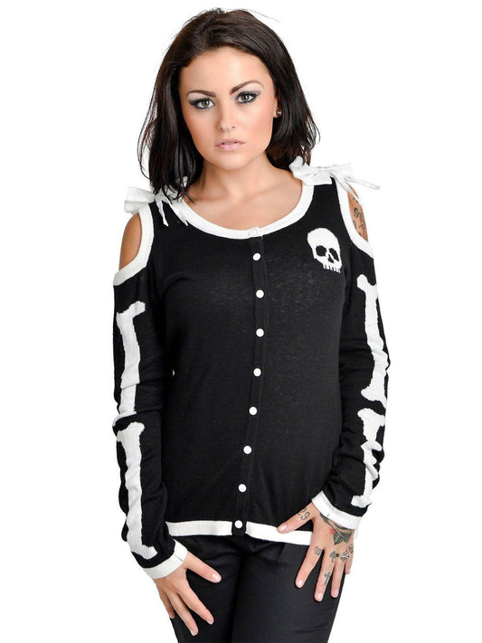 Heart Bones Skeleton Cardigan by Too FastAnother Way of Life