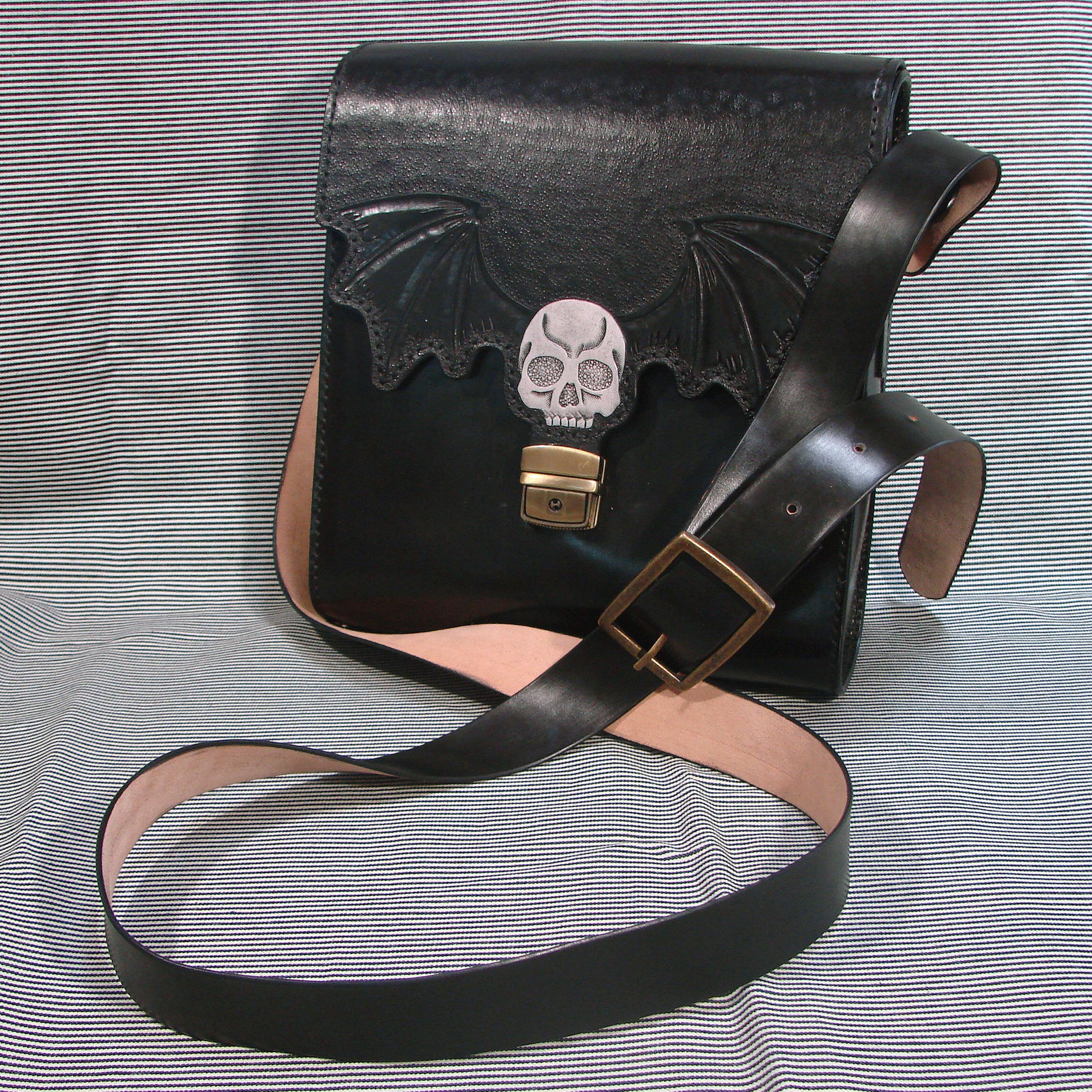 Gothic messenger bag