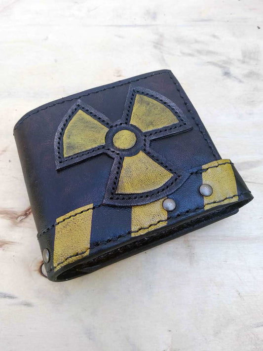 Radioactive Leather Man's Wallet Another Way of Life