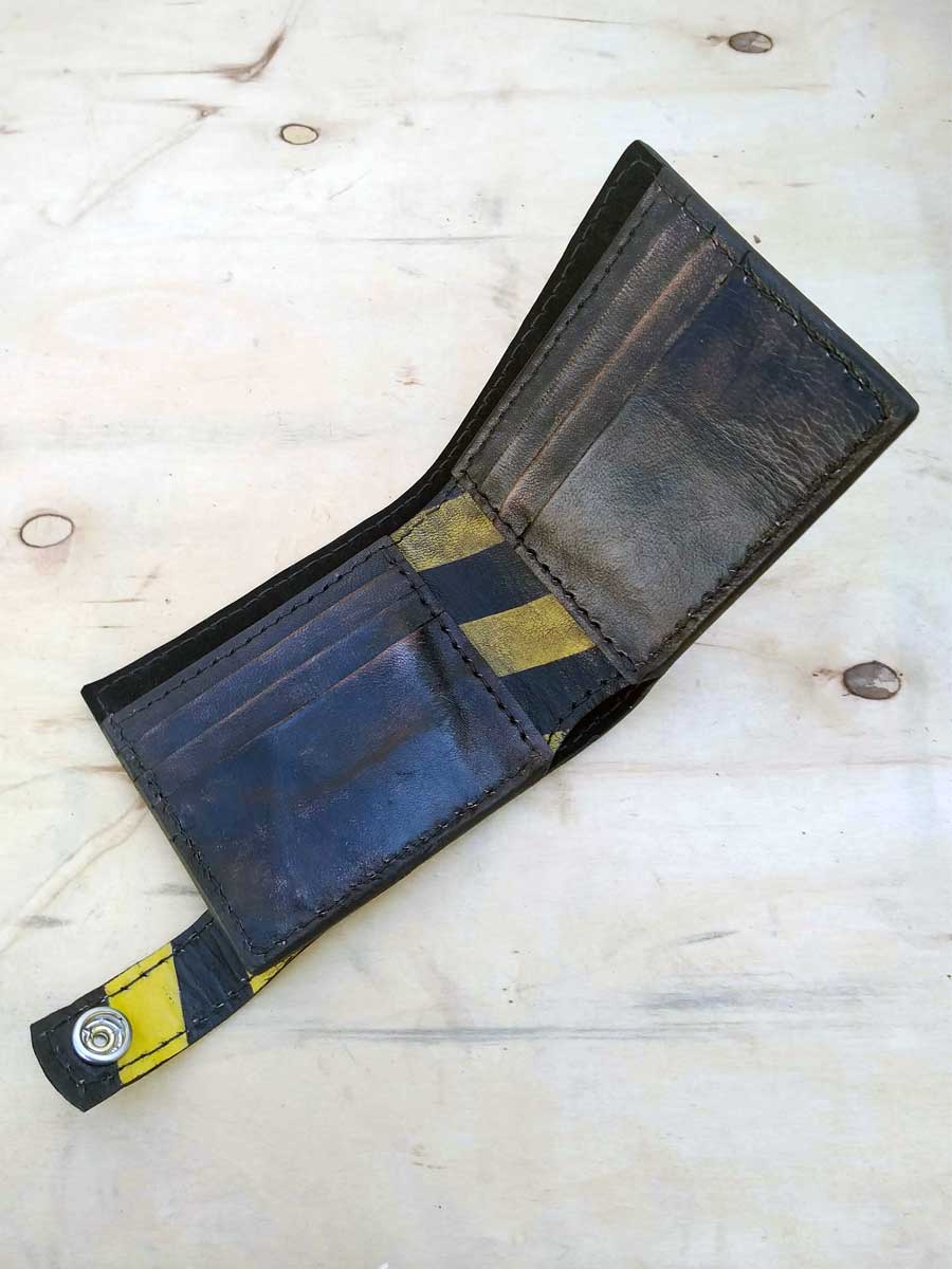 Radioactive Leather Man's Wallet